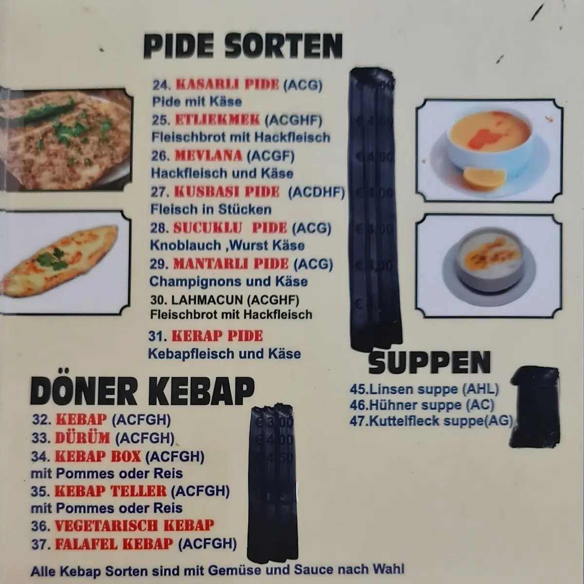 Speisekarte photo 2