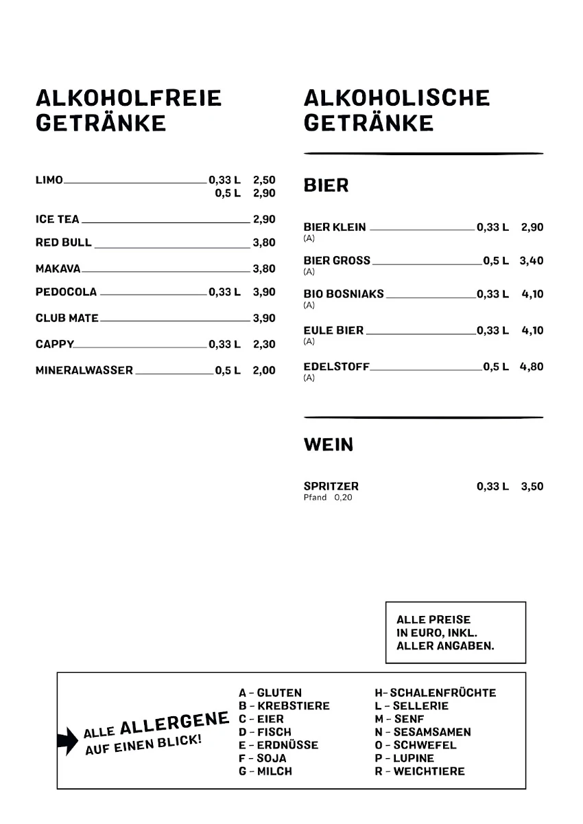 Speisekarte photo 4