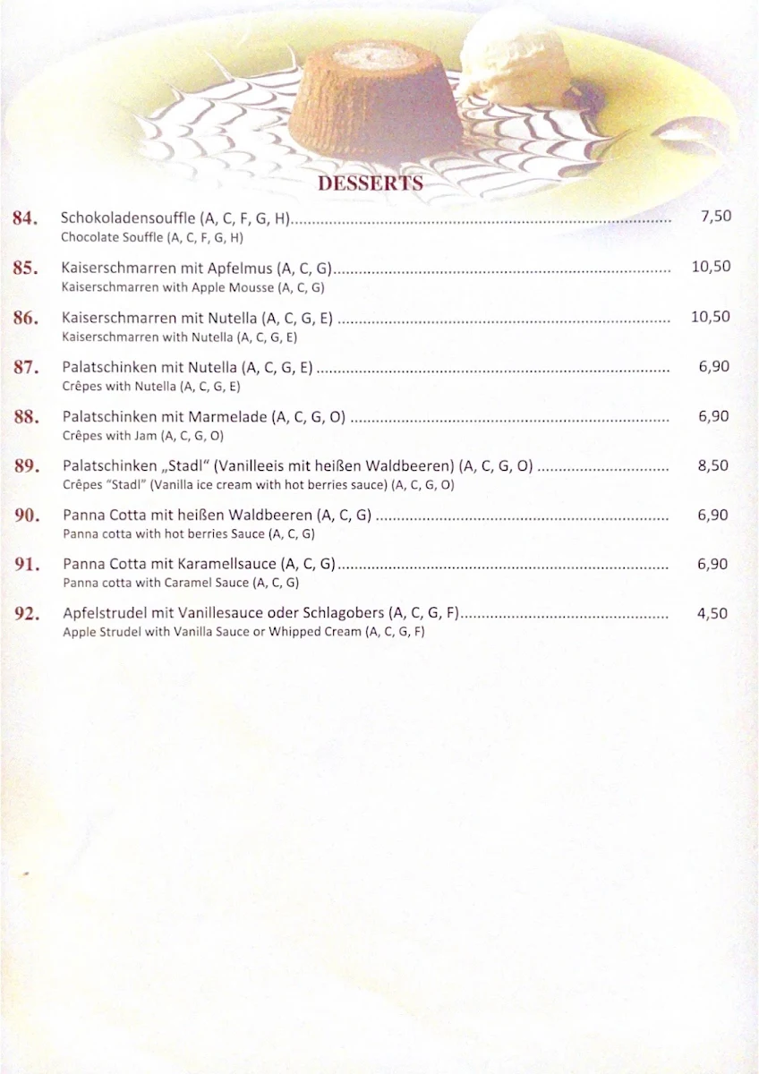 Speisekarte photo 4
