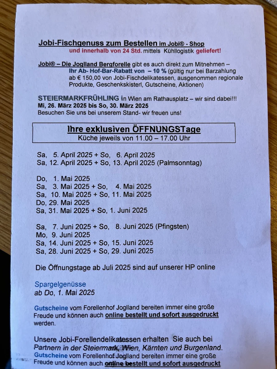 Speisekarte photo 1