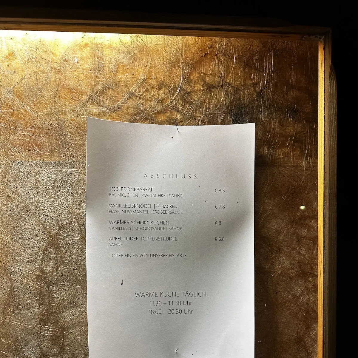 Speisekarte photo 3