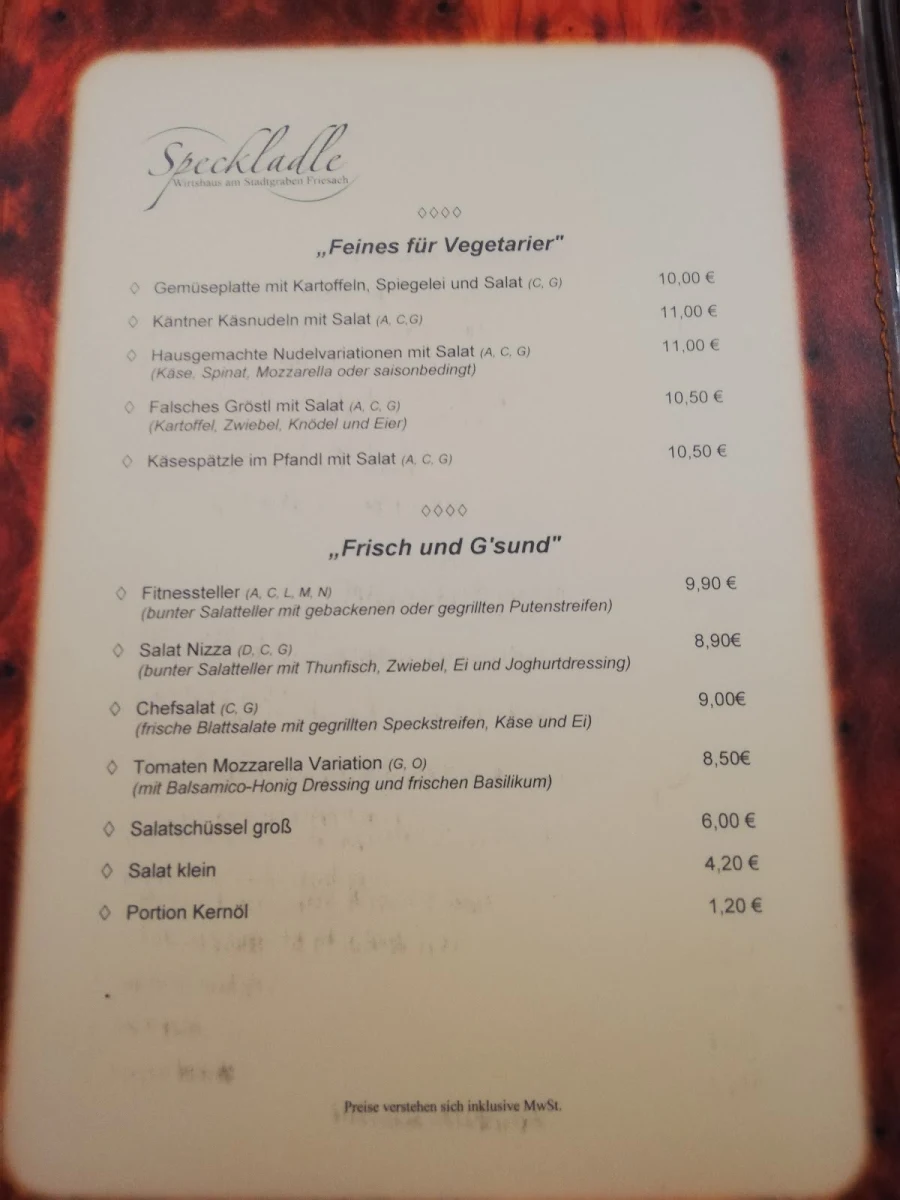 Speisekarte photo 6