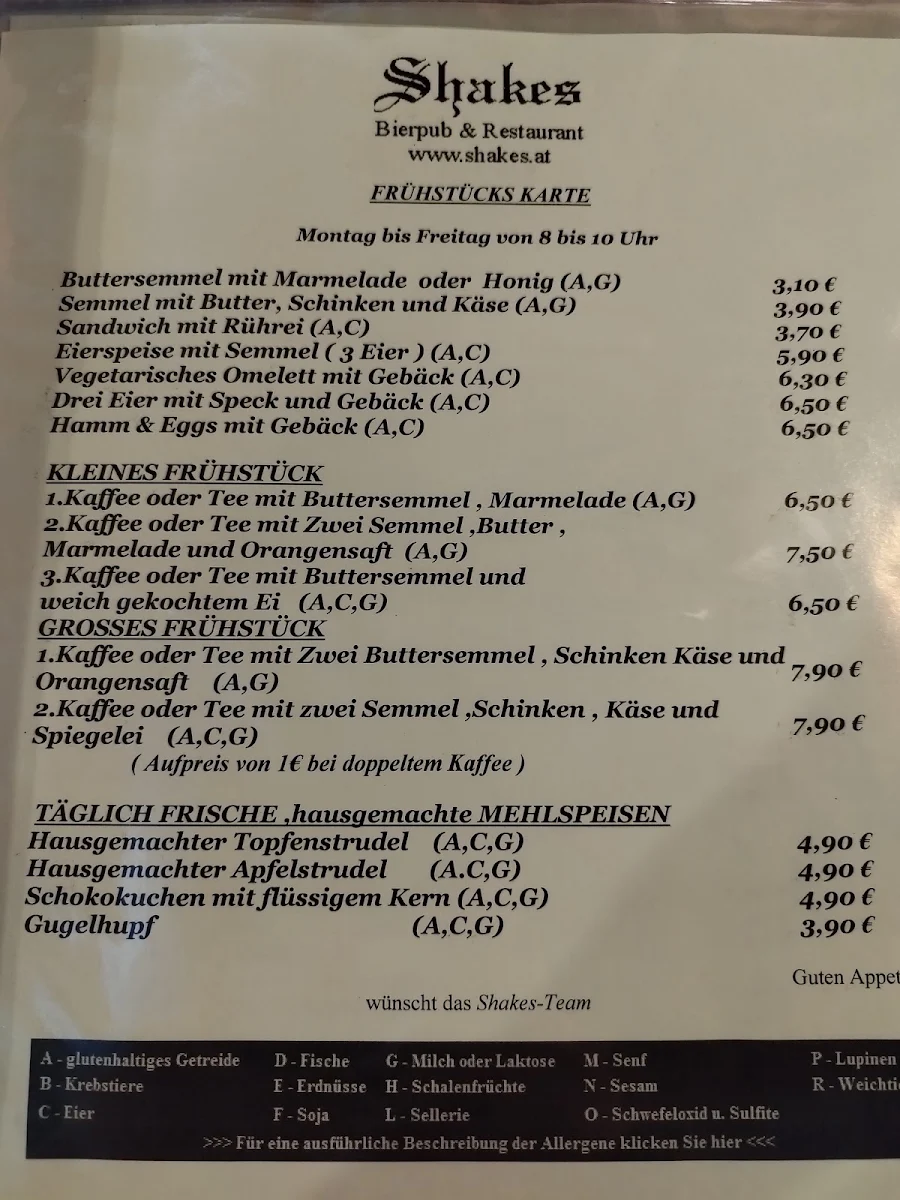 Speisekarte photo 2