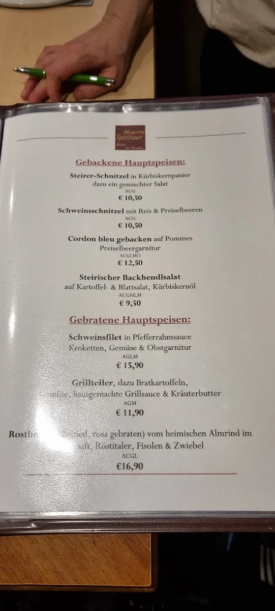 Speisekarte photo 1