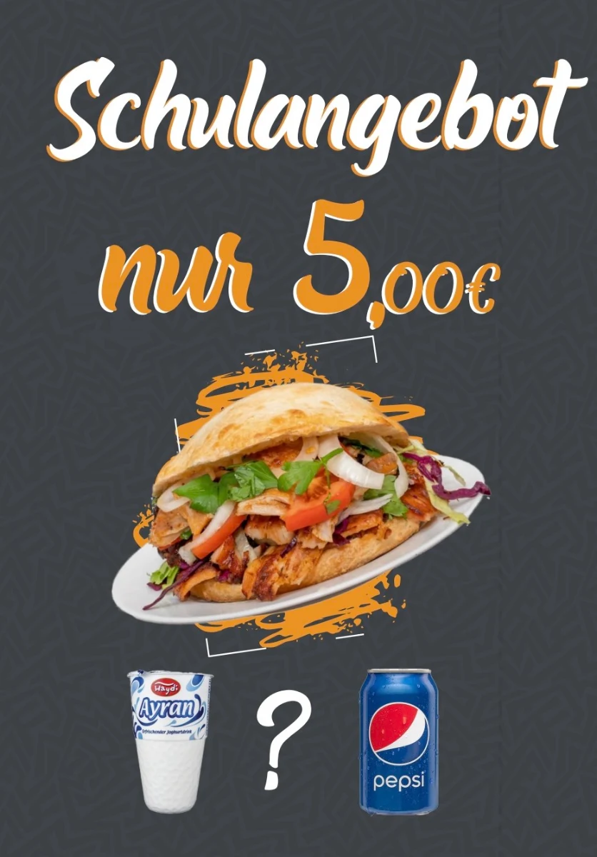 Speisekarte, Kebab Haus