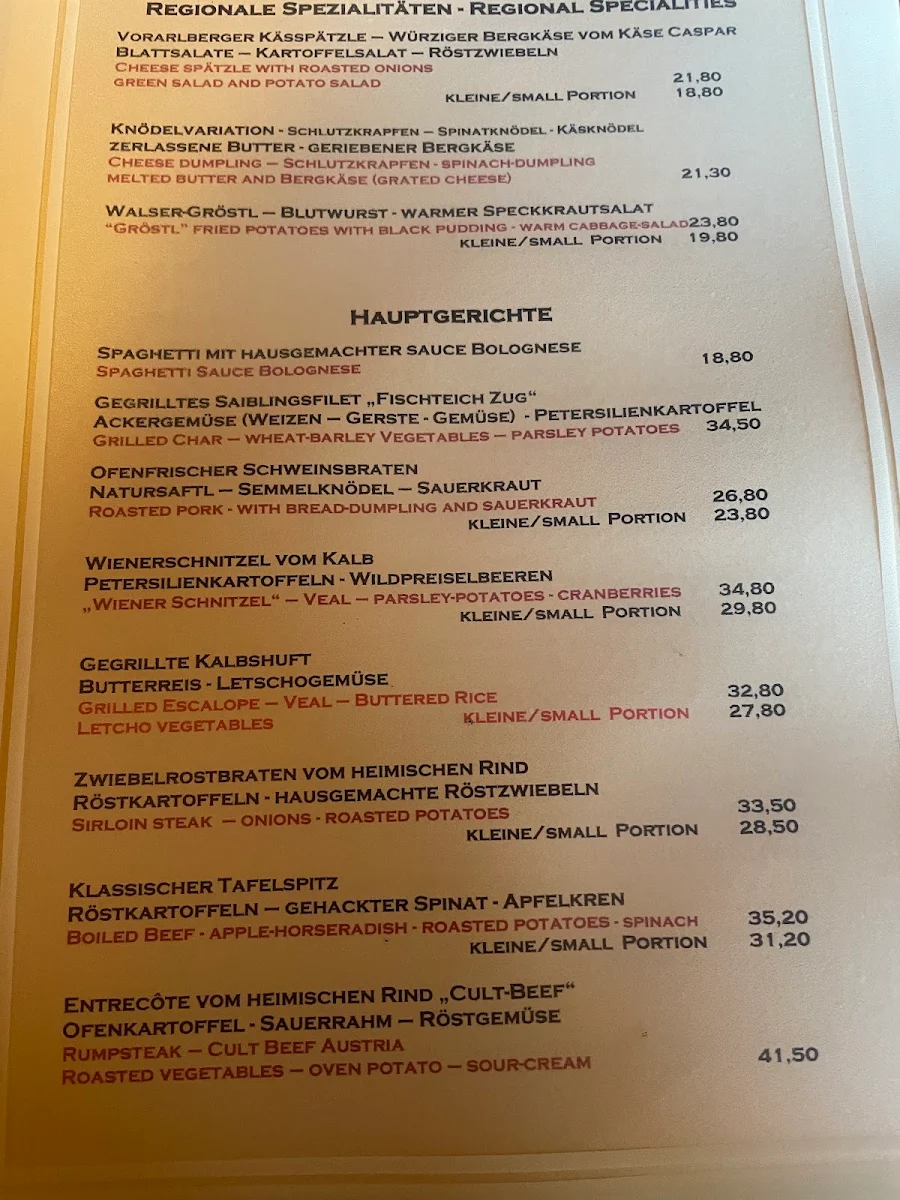 Speisekarte photo 6