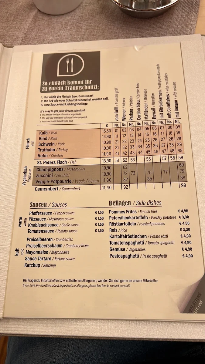 Speisekarte photo 6