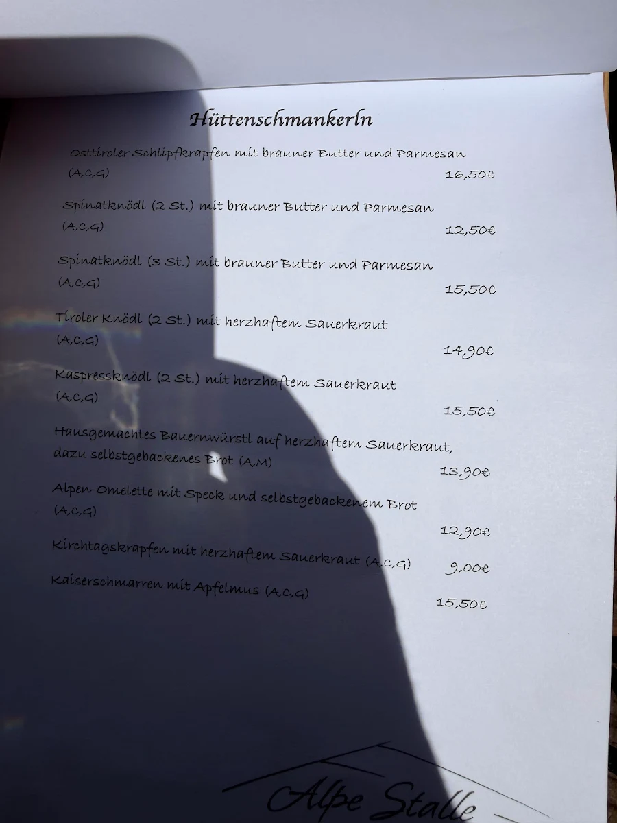 Speisekarte photo 1