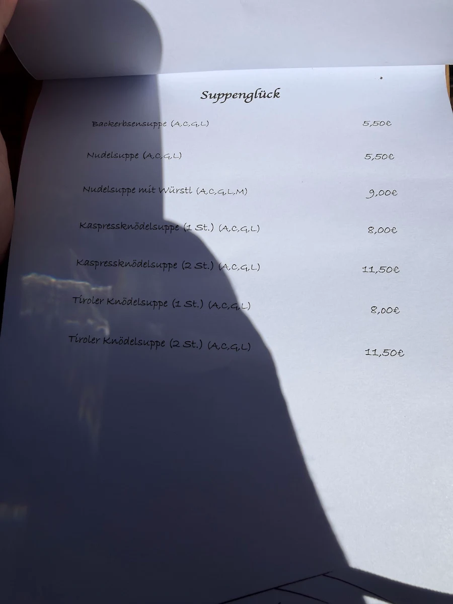 Speisekarte photo 2