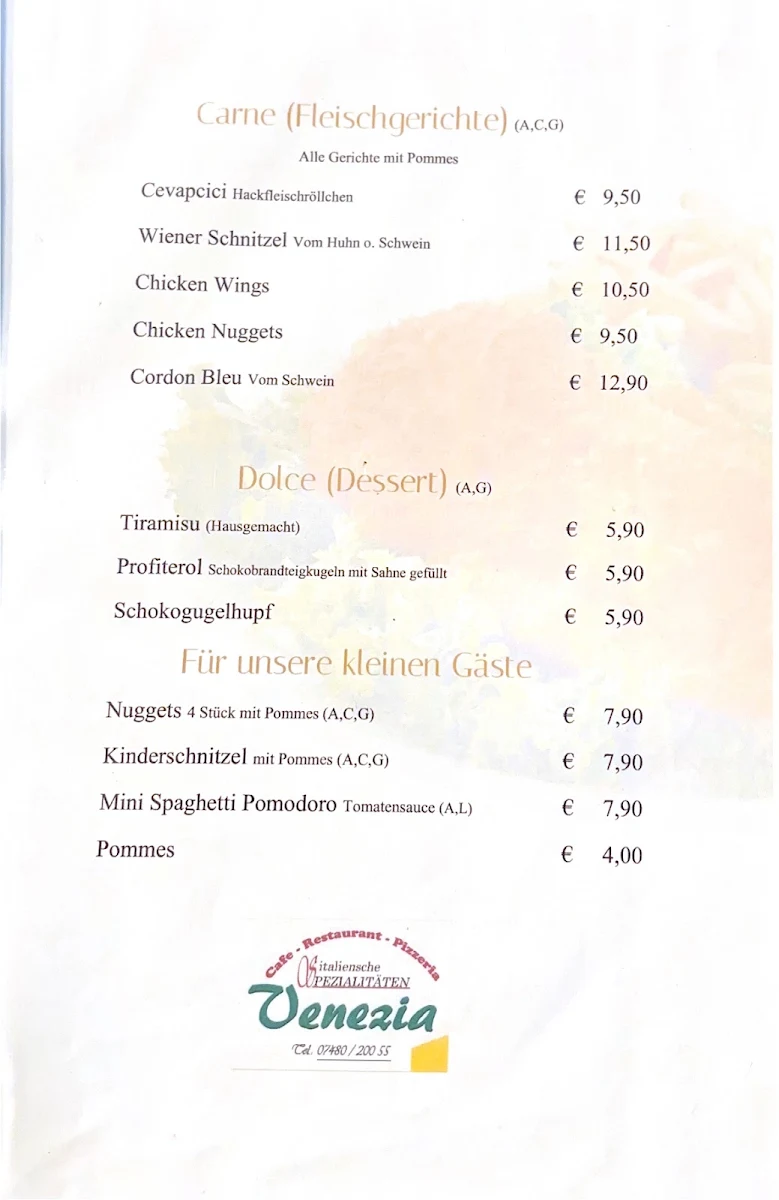 Speisekarte photo 2