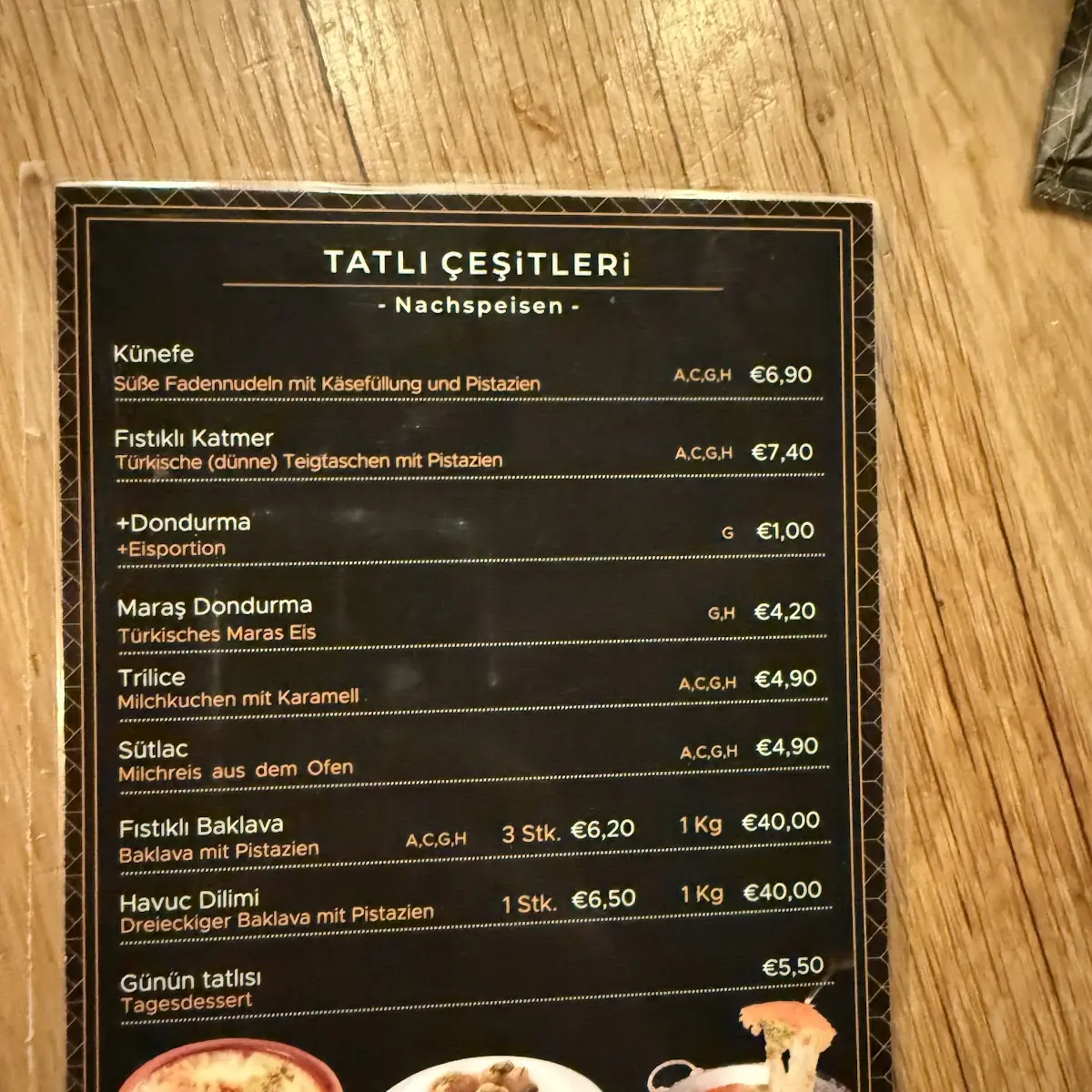 Speisekarte photo 1