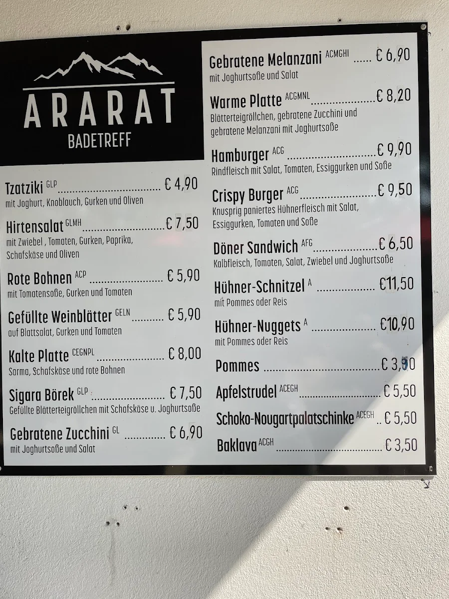 Speisekarte photo 1