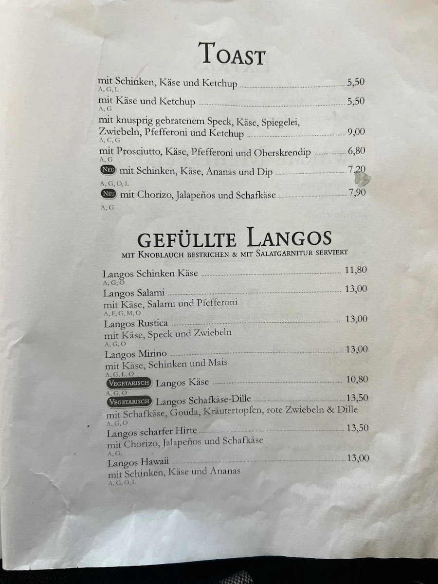 Speisekarte photo 1