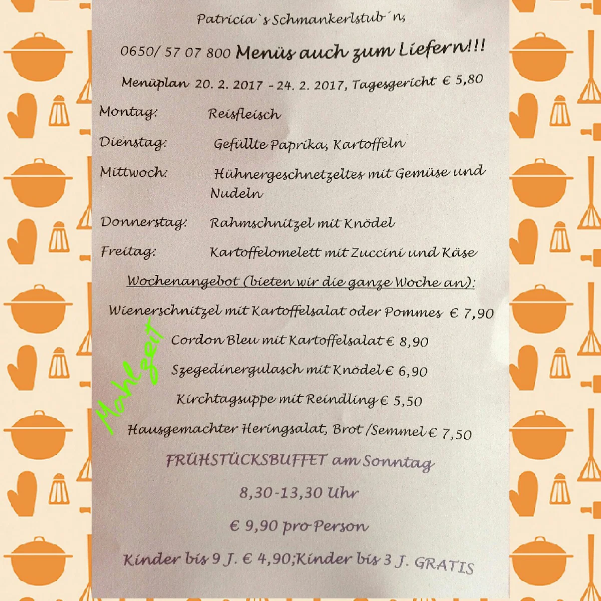 Speisekarte photo 1