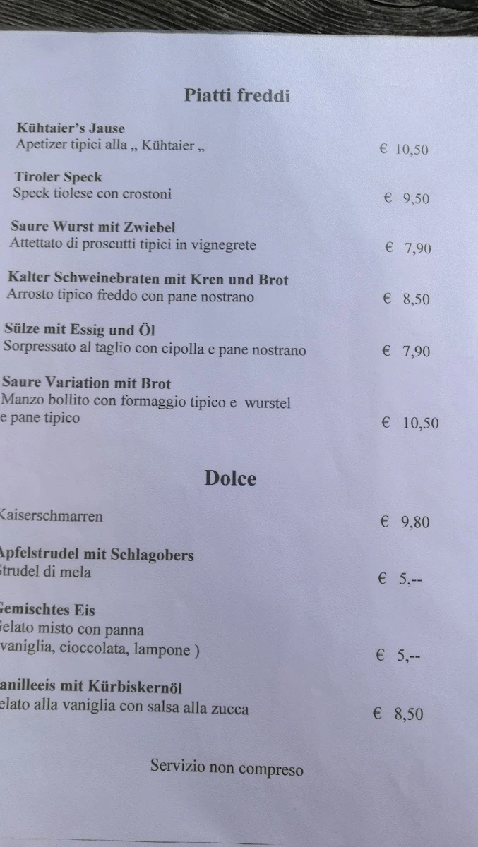 Speisekarte photo 7