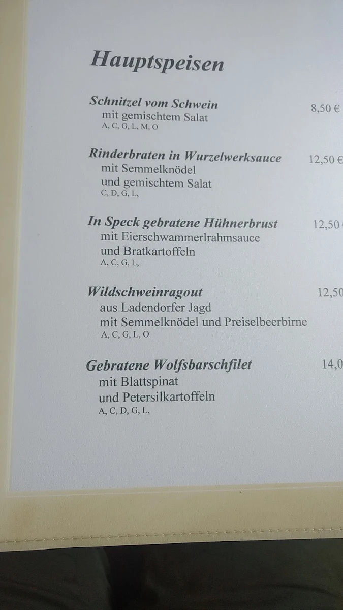 Speisekarte photo 2