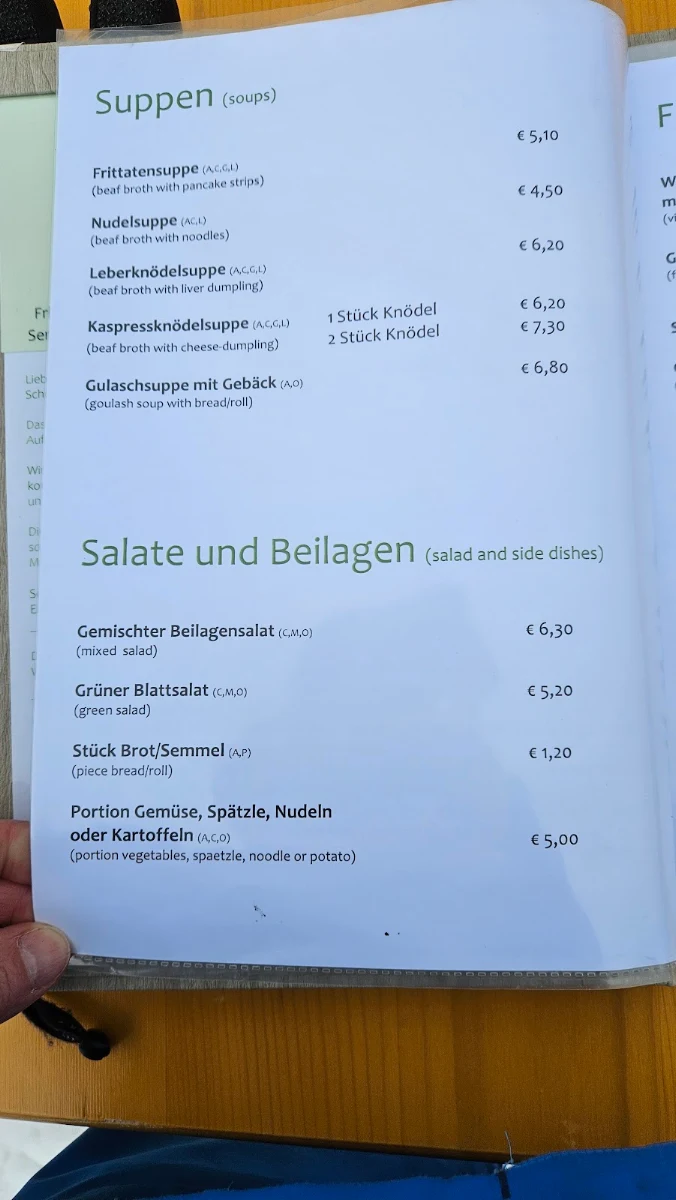 Speisekarte photo 2