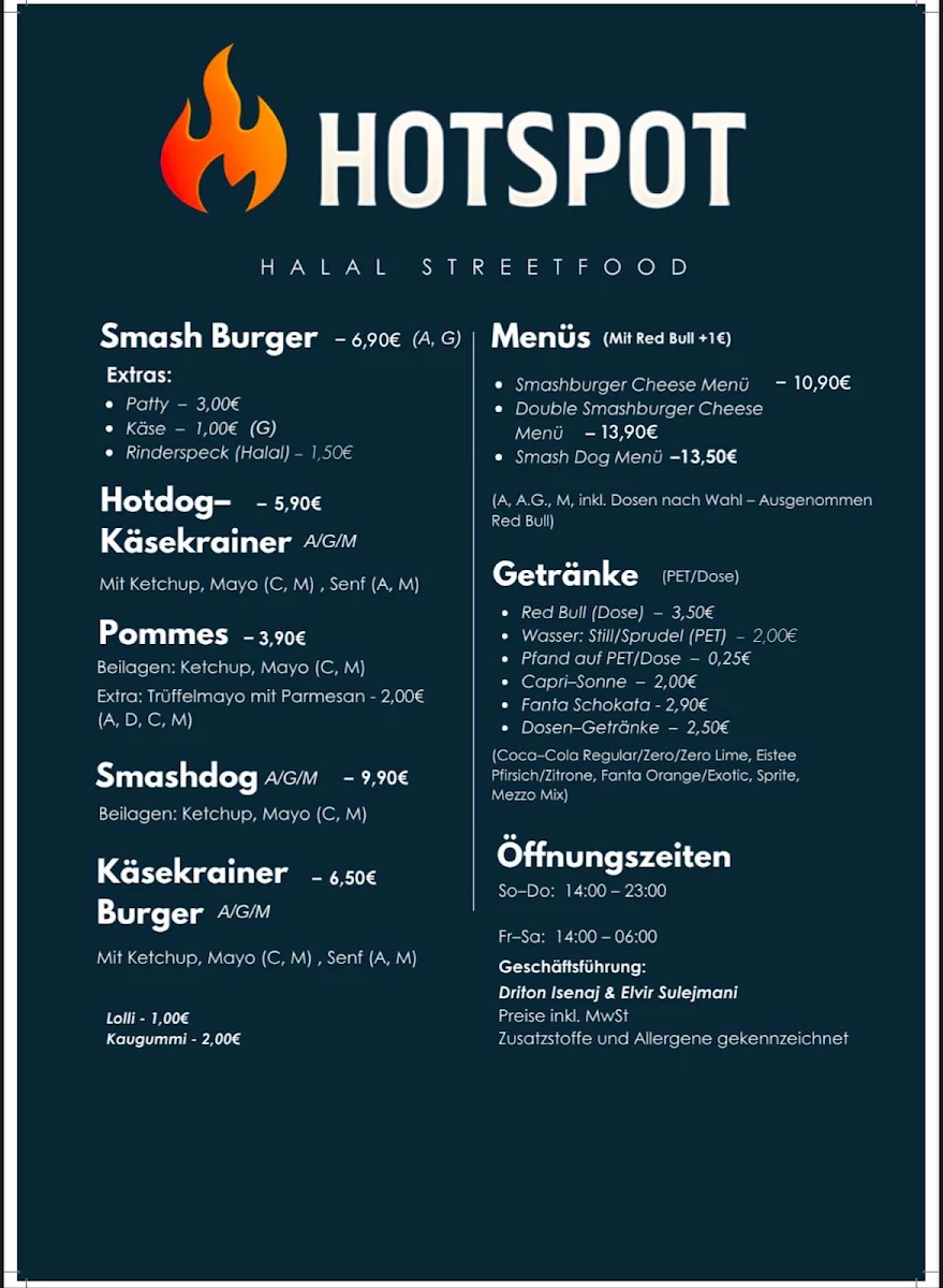 Speisekarte photo 1