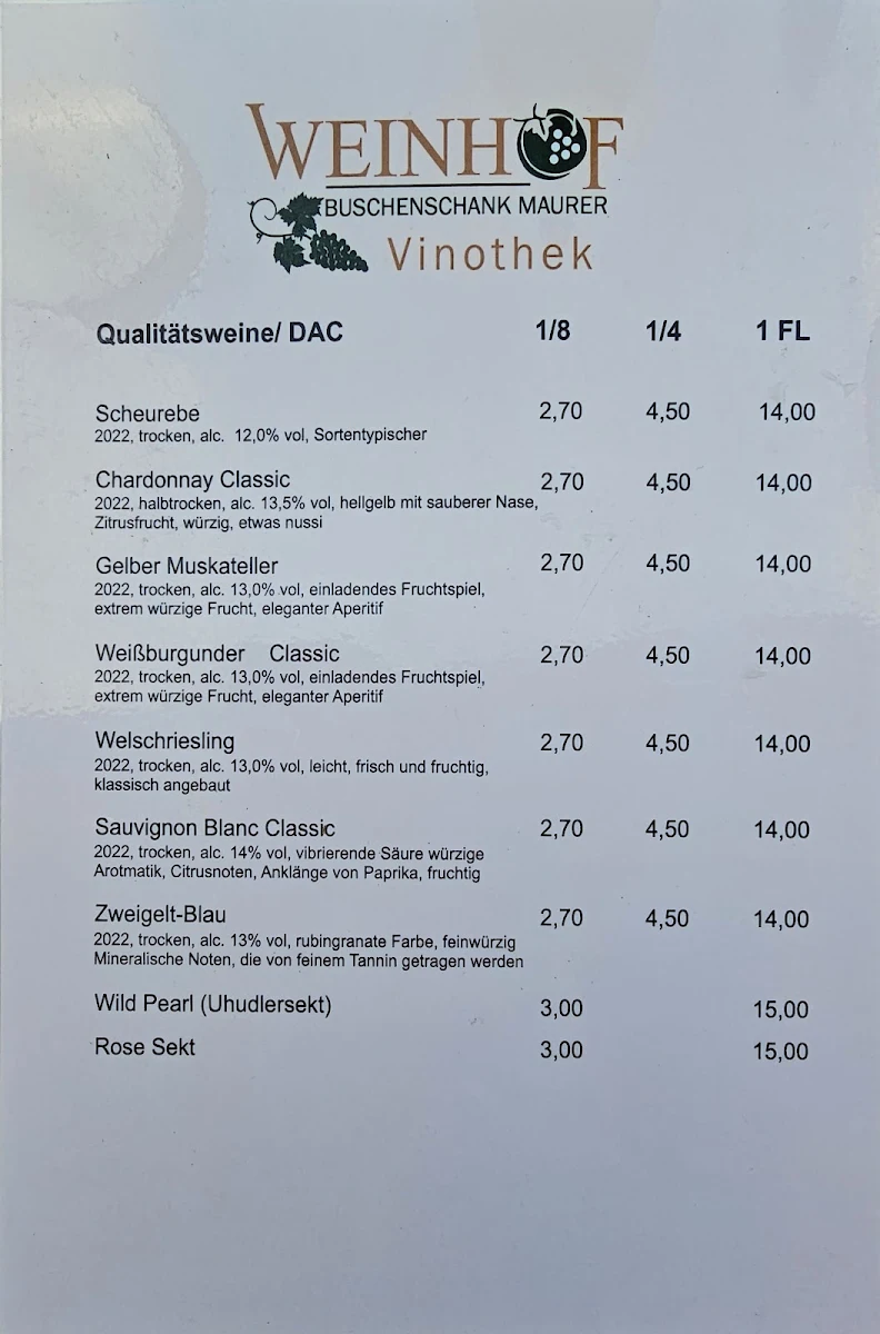 Speisekarte photo 1