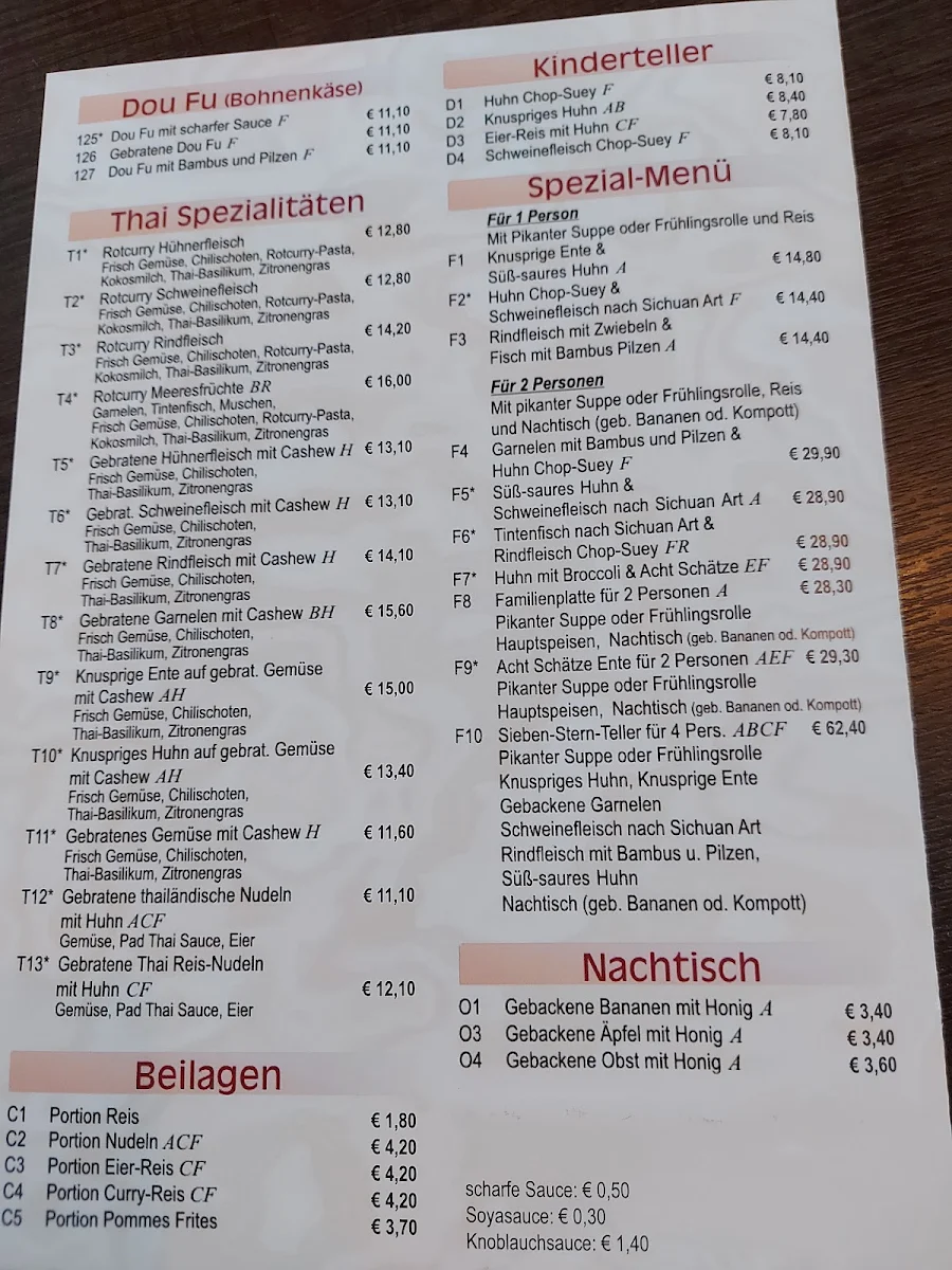 Speisekarte photo 1