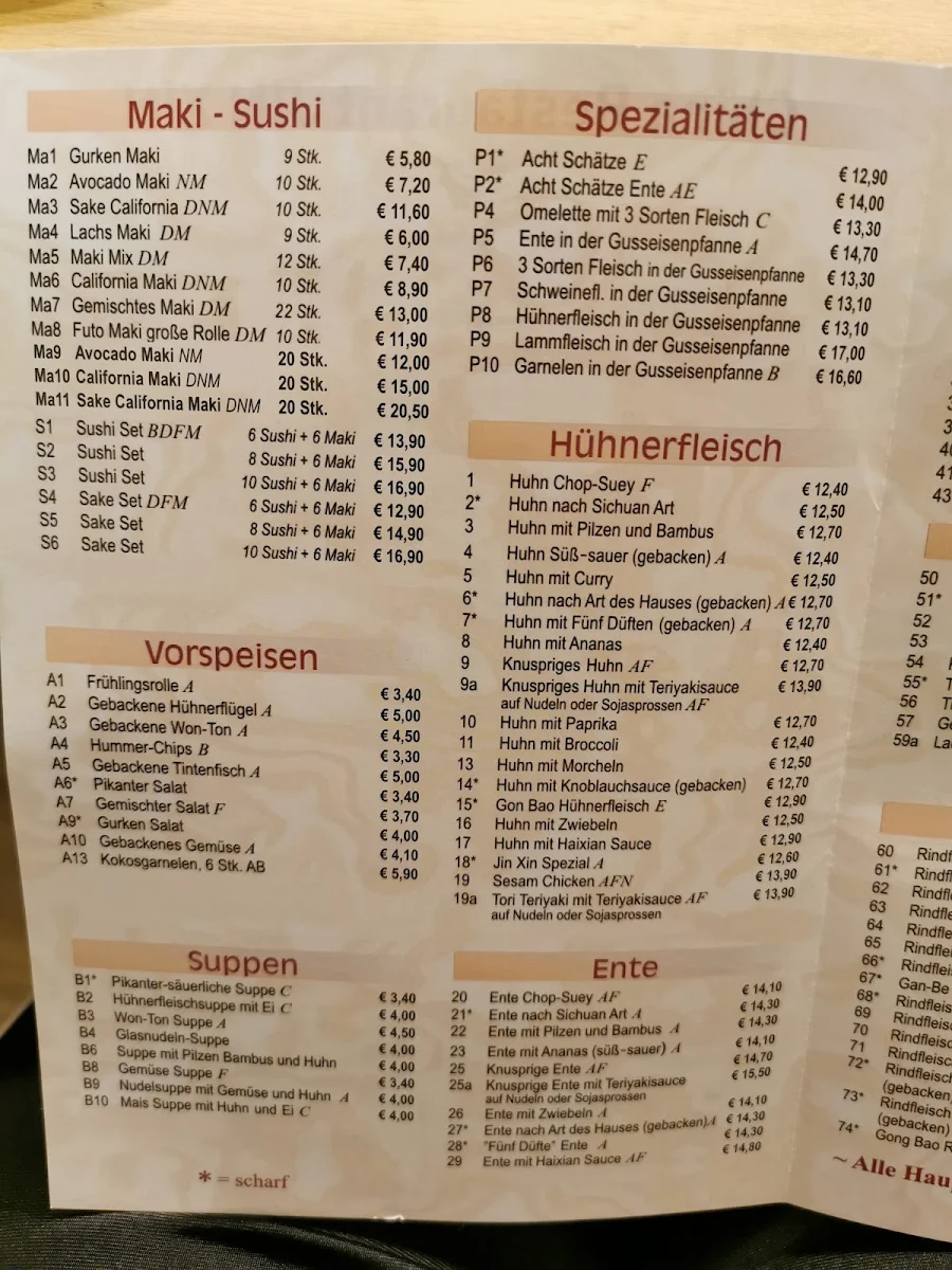Speisekarte photo 3