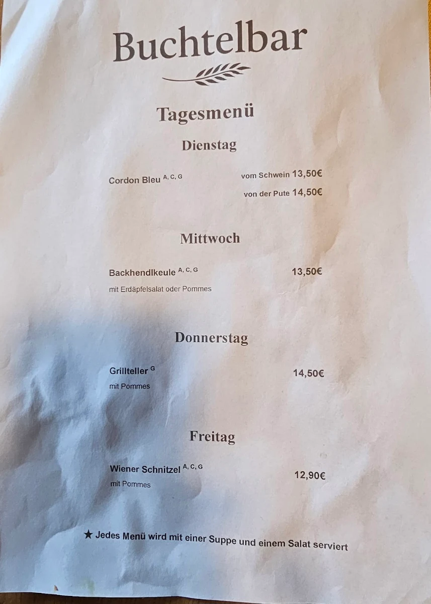 Speisekarte photo 1