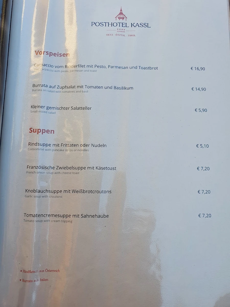 Speisekarte photo 8