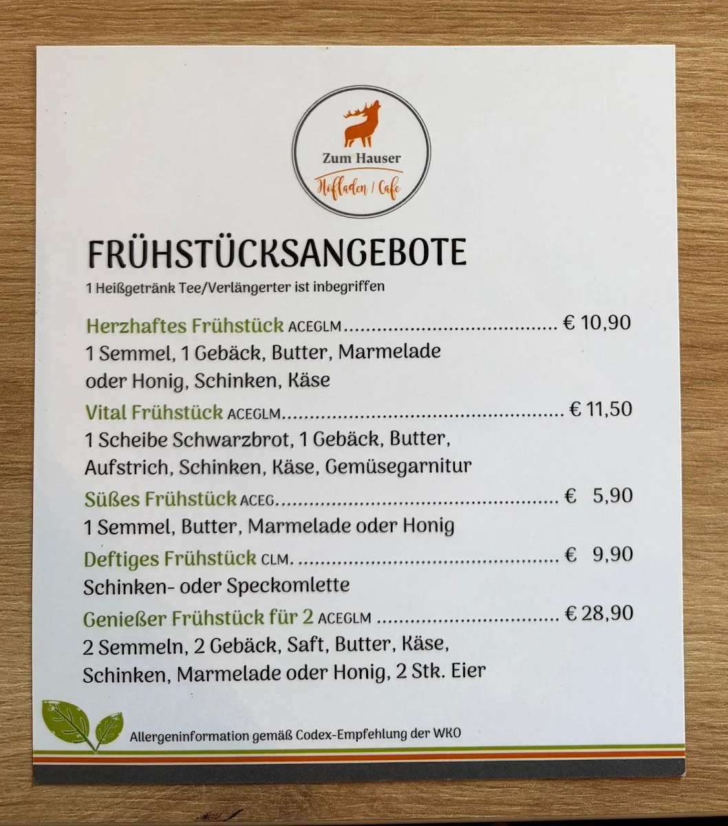 Speisekarte photo 2