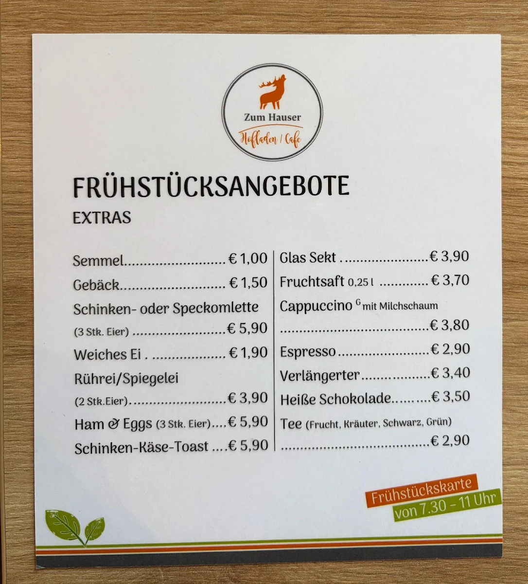 Speisekarte photo 4