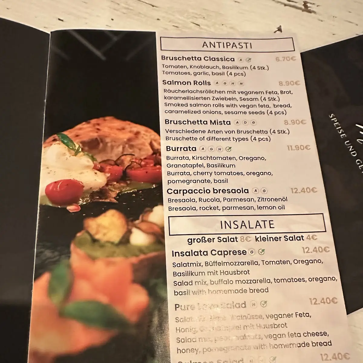 Speisekarte photo 2
