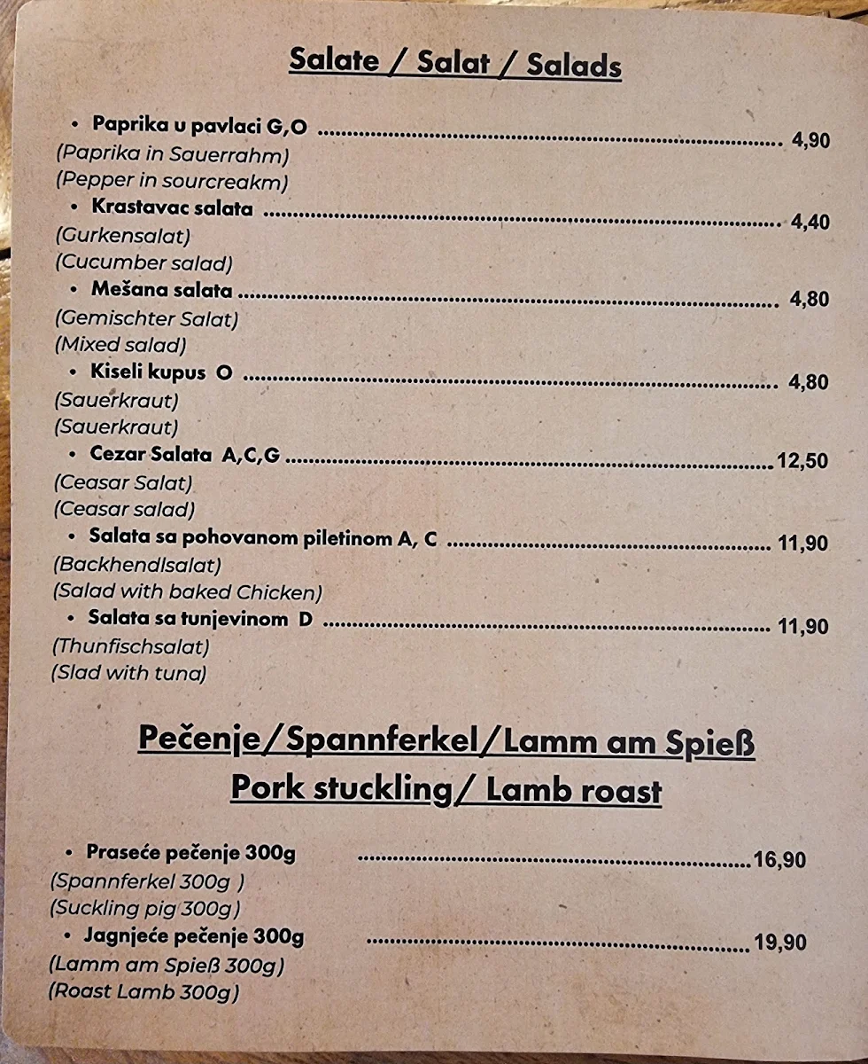 Speisekarte photo 1