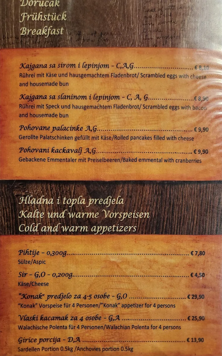 Speisekarte photo 5