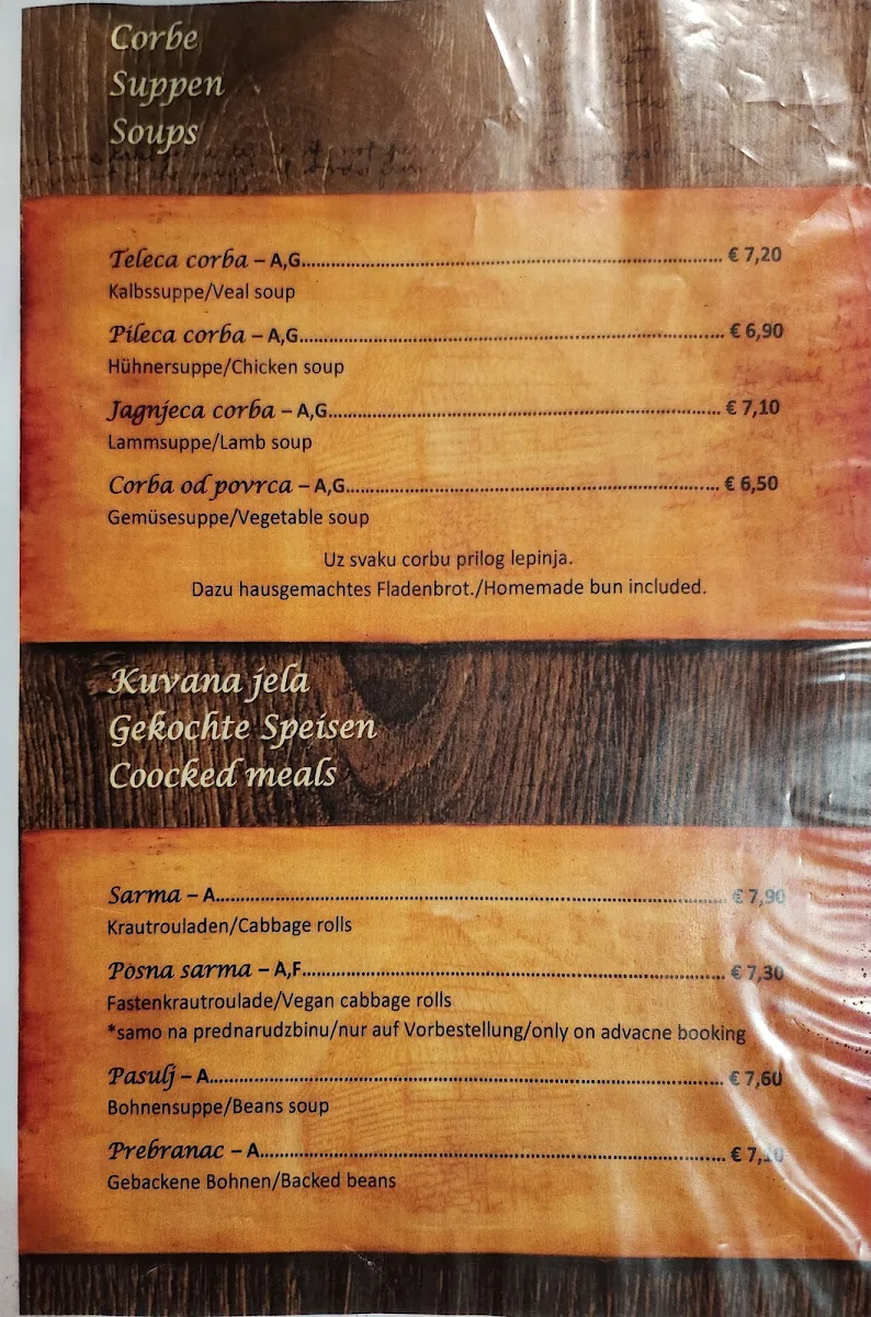 Speisekarte photo 6