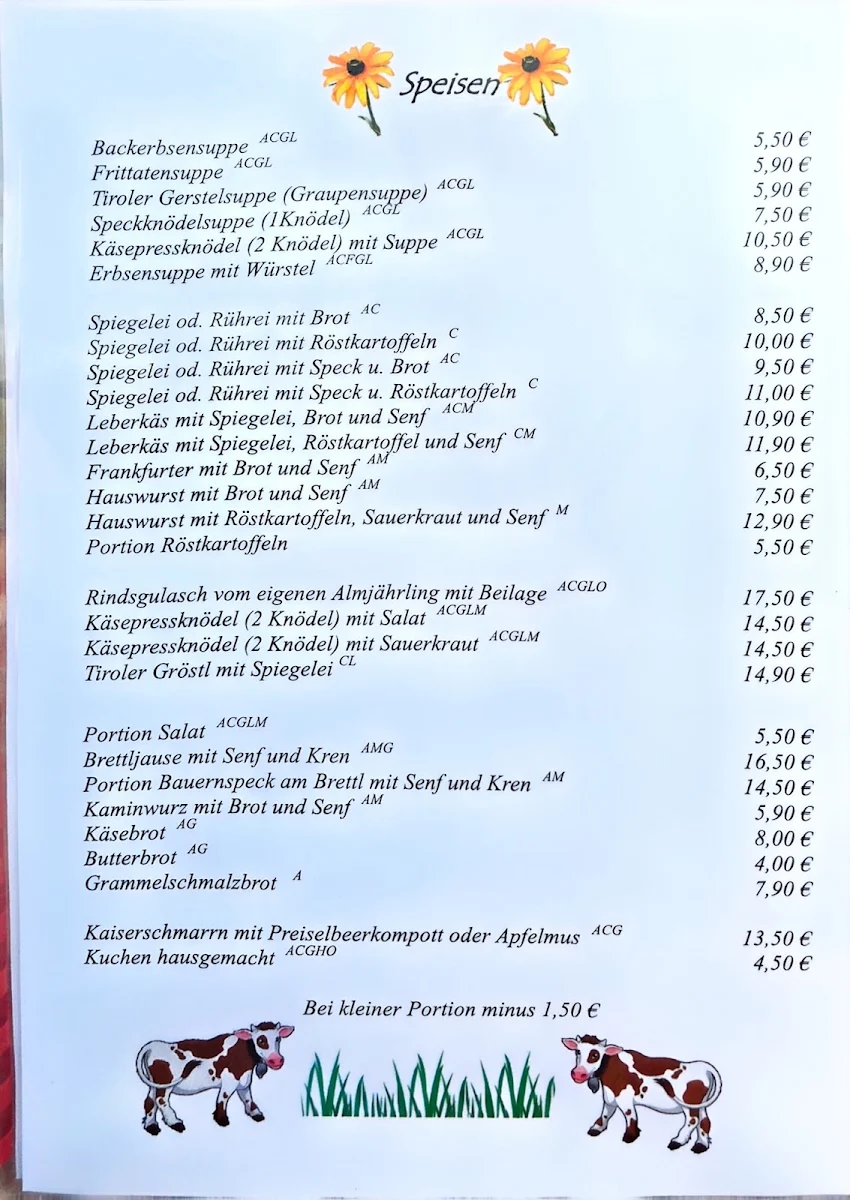 Speisekarte photo 1