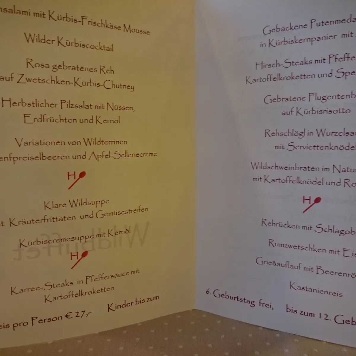 Speisekarte photo 3