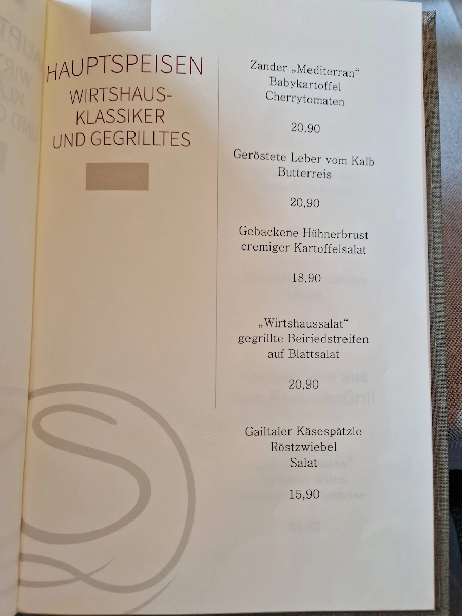 Speisekarte photo 1
