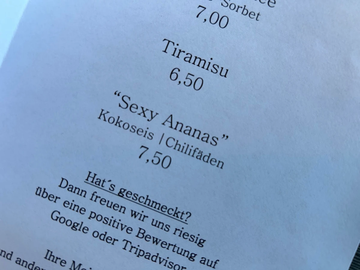 Speisekarte photo 4
