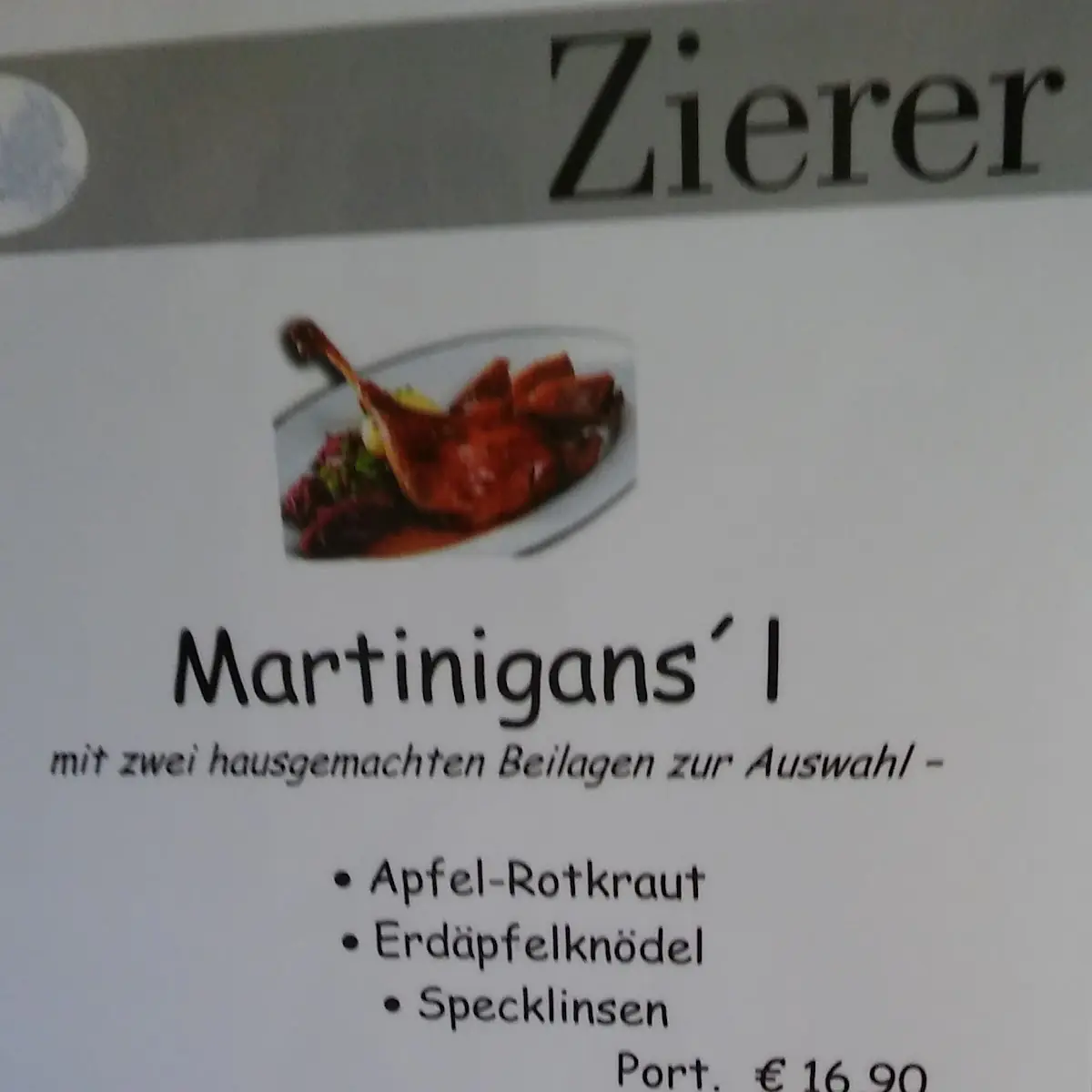 Speisekarte photo 9