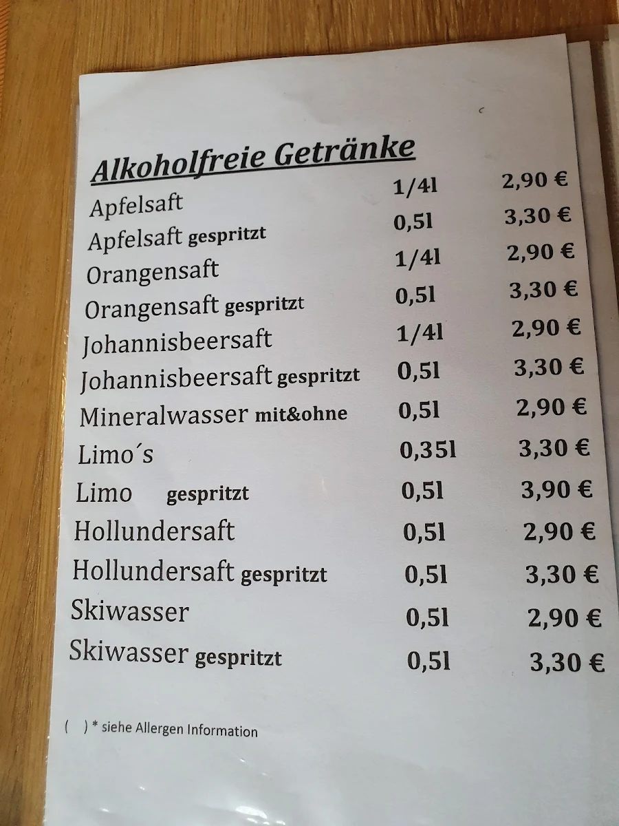 Speisekarte photo 2