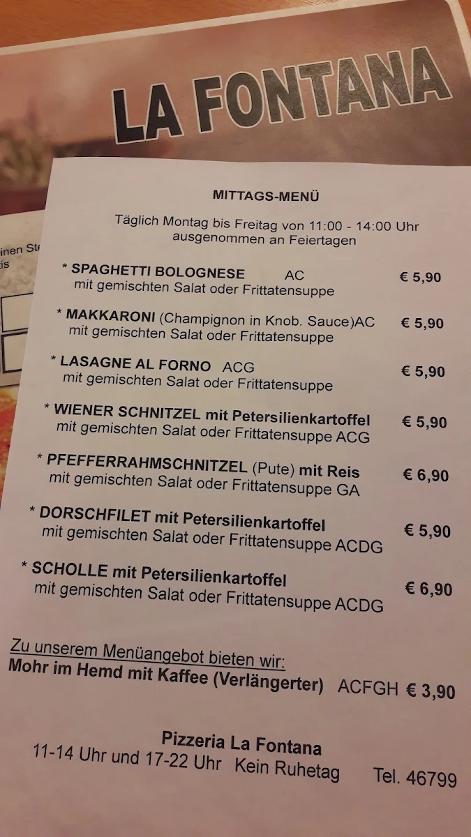 Speisekarte photo 3