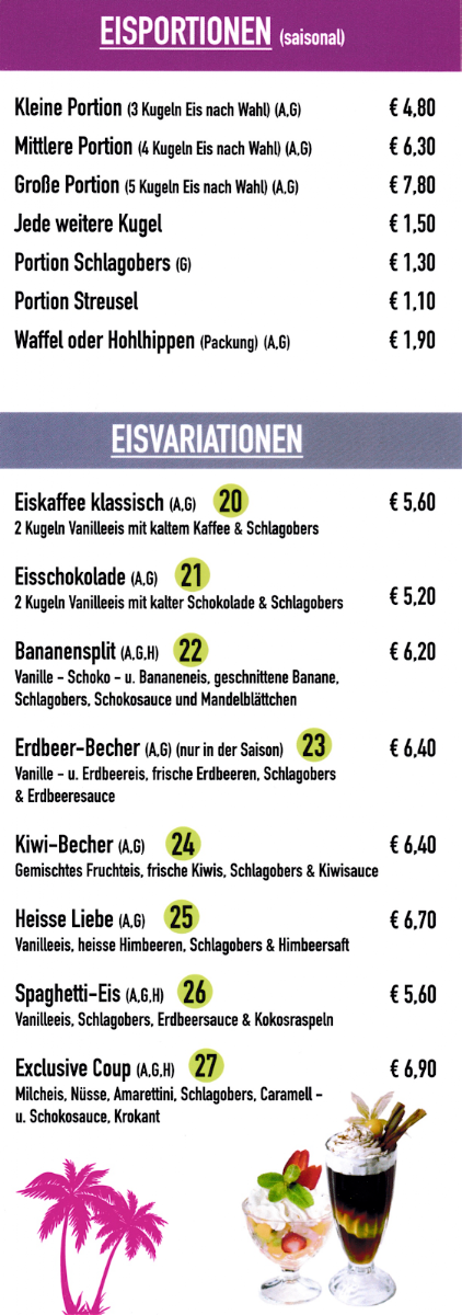 Speisekarte photo 2