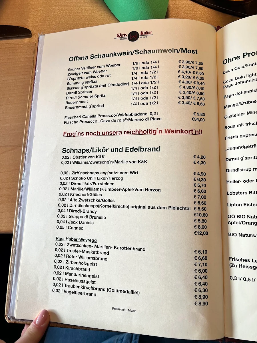 Speisekarte photo 2
