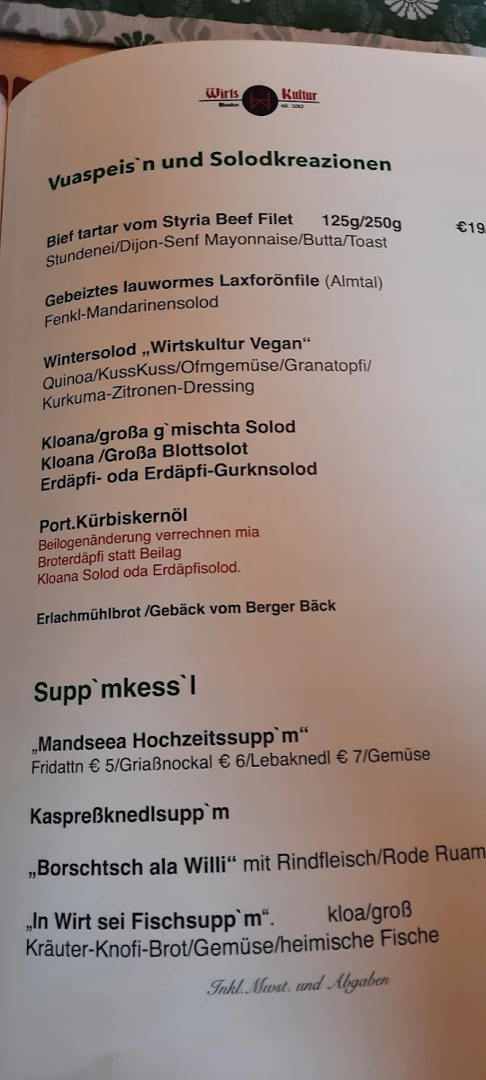 Speisekarte photo 9