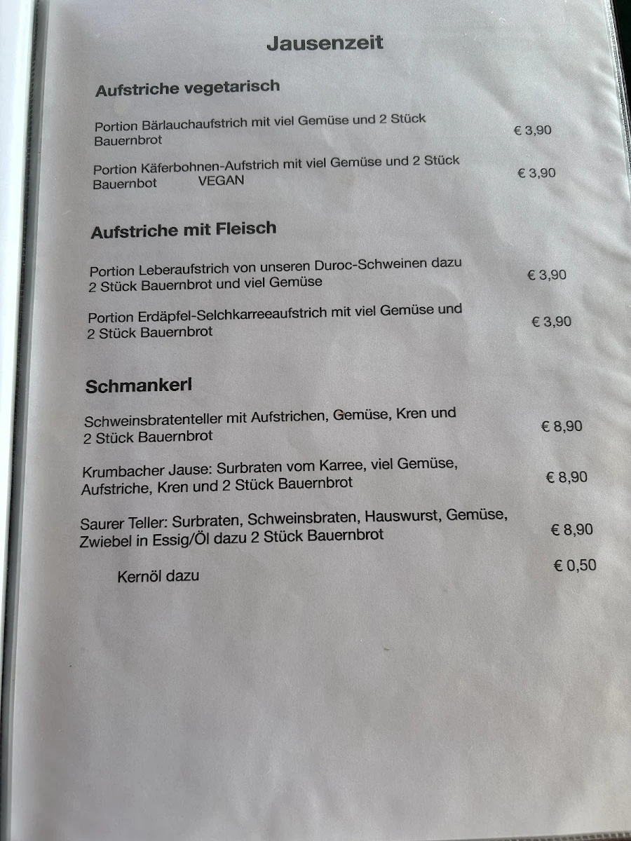 Speisekarte photo 1
