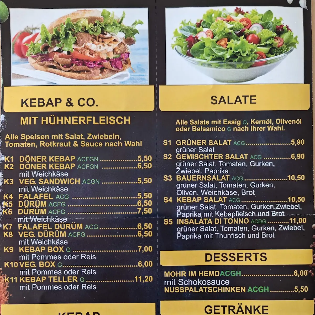 Speisekarte photo 3