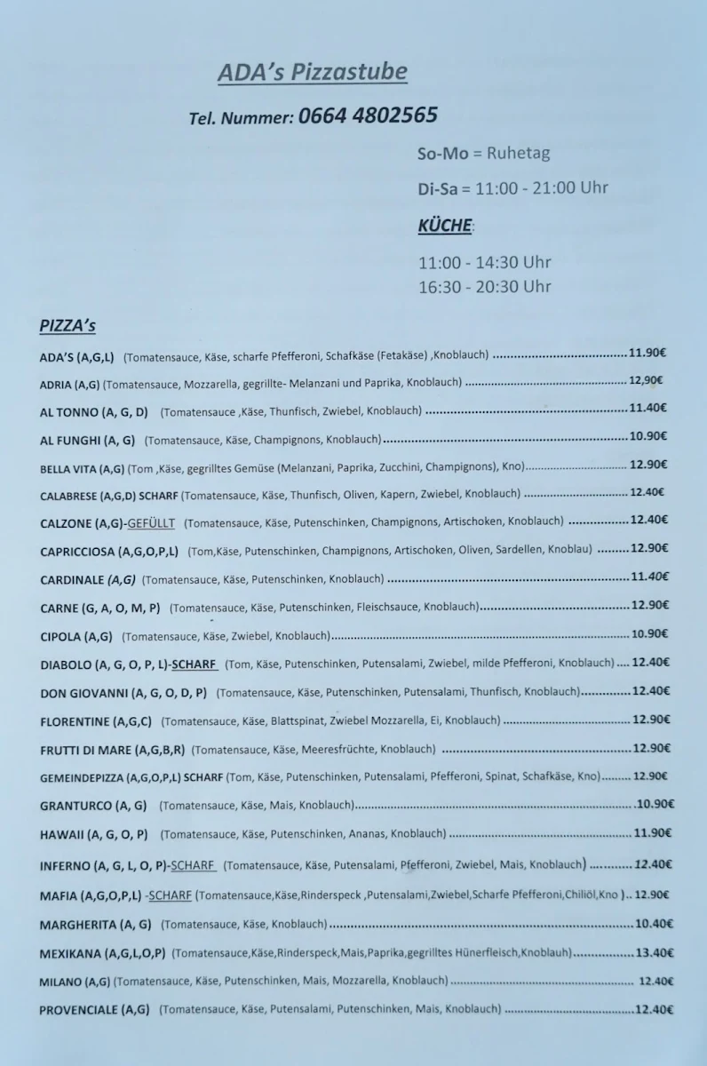 Speisekarte photo 1