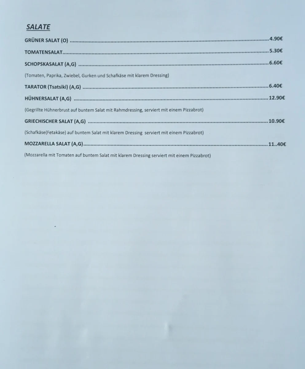 Speisekarte photo 2