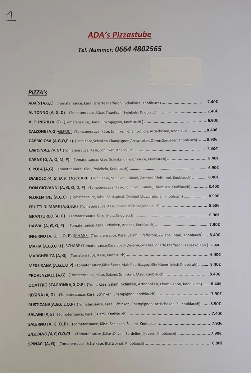 Speisekarte photo 3