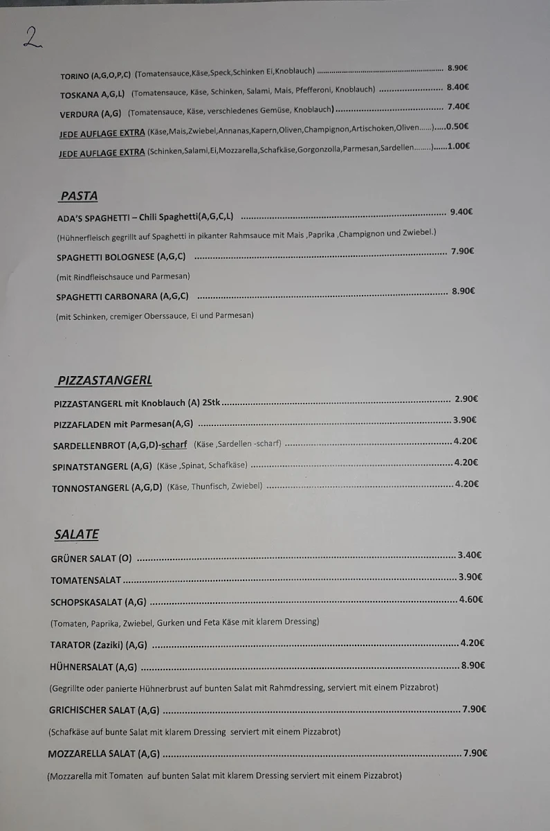Speisekarte photo 4