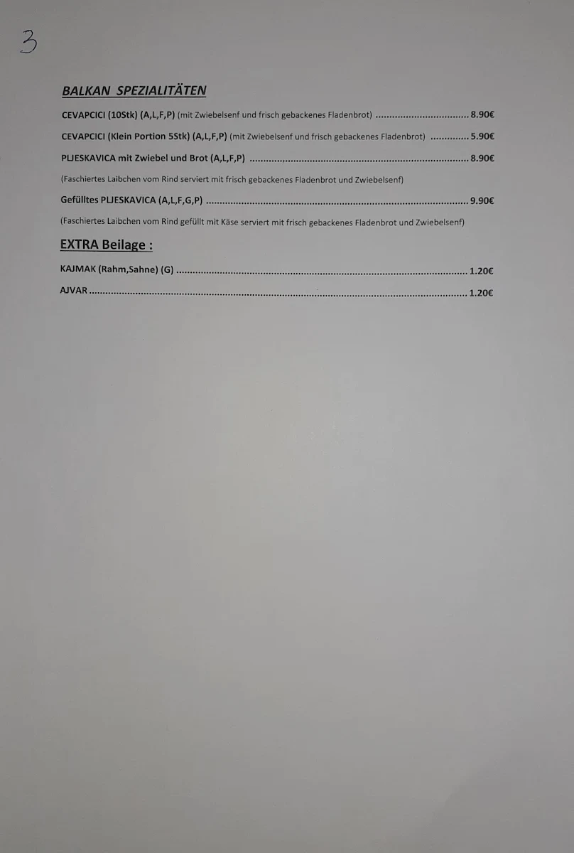 Speisekarte photo 5